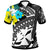 Wallis and Futuna Polo Shirt Polynesian Pattern Black Color Unisex Black - Polynesian Pride