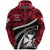 Wallis and Futuna Tapa Zip Hoodie Polynesian Shark Tattoo Unisex Red - Polynesian Pride