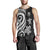 Tuvalu Men's Tank Top - White Tentacle Turtle - Polynesian Pride