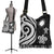 Northern Mariana Islands Boho Handbag - White Tentacle Turtle - Polynesian Pride