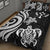 Kosrae Quilt Bed Set - White Tentacle Turtle - Polynesian Pride