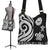 Tahiti Boho Handbag - White Tentacle Turtle - Polynesian Pride