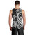 Niue Men's Tank Top - White Tentacle Turtle - Polynesian Pride