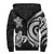 Fiji Sherpa Hoodie - White Tentacle Turtle - Polynesian Pride