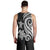 Tuvalu Men's Tank Top - White Tentacle Turtle - Polynesian Pride