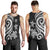 Tuvalu Men's Tank Top - White Tentacle Turtle - Polynesian Pride