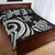 Niue Quilt Bed Set - White Tentacle Turtle - Polynesian Pride