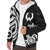 Pohnpei Sherpa Hoodie - White Tentacle Turtle - Polynesian Pride