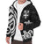 Fiji Sherpa Hoodie - White Tentacle Turtle - Polynesian Pride