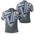 Hawaii Polo Shirt Football Jersey Style Gray and White Unisex Gray - Polynesian Pride