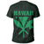 Hawaii King Coat of Arms Kanaka Map Polynesian T Shirt Green - Polynesian Pride