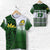 Custom Cook Islands Rugby T Shirt Impressive Version Custom Text and Number Unisex Green - Polynesian Pride