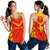 Hawaii Kanaka Polynesian Women's Racerback Tank Active Red - Polynesian Pride