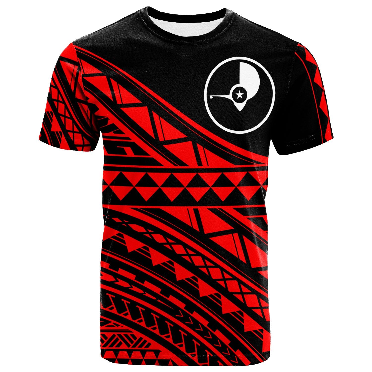 Yap Custom T Shirt Special Polynesian Ornaments Red Color Unisex Red - Polynesian Pride