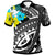 Yap Polo Shirt Polynesian Pattern Black Color Unisex Black - Polynesian Pride