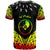 Yap Custom T Shirt Thunder Bolt Seamless Pattern Reggae - Polynesian Pride