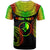 Yap Custom T Shirt Unique Serrated Texture Reggae - Polynesian Pride