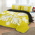 Hawaiian Royal Pattern Quilt Bed Set - Yellow - H2 Style - AH - Polynesian Pride