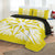 Hawaiian Royal Pattern Quilt Bed Set - Yellow - A3 Style - Polynesian Pride