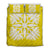 Hawaiian Royal Pattern Quilt Bed Set - Yellow - A3 Style Yellow - Polynesian Pride