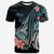 Fiji Custom T Shirt Turquoise Polynesian Hibiscus Pattern Style Unisex Art - Polynesian Pride