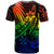 New Caledonia T Shirt The Flow Of The Ocean Rainbow Color - Polynesian Pride