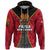 Custom Papua New Guinea Rugby Zip Hoodie Style Gown - Polynesian Pride