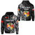 Custom Tonga Coat of Arms Zip Hoodie Simple Vibes Black LT8 Unisex Black - Polynesian Pride