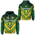 Papua New Guinea Enga Mioks Zip Hoodie Rugby Original Style Green LT8 Unisex Green - Polynesian Pride