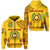 Tonga Vavau High School Zip Hoodie Simple Style Yellow LT8 Unisex Yellow - Polynesian Pride