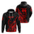 Custom Guam Rugby Zip Hoodie Polynesian Patterns Style Red LT16 Unisex Red - Polynesian Pride