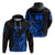 Custom Guam Rugby Zip Hoodie Polynesian Patterns Style Blue LT16 Unisex Blue - Polynesian Pride