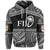 Fiji Rugby Polynesian Patterns Zip Hoodie White Unisex White - Polynesian Pride