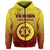 Tonga High School Zip Hoodie Polynesian Style Unisex Yellow - Polynesian Pride