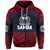 Samoa Rugby Polynesian Patterns Zip Hoodie Red Unisex Red - Polynesian Pride