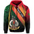 Custom Vanuatu Zip Hoodie Special Style Unisex Green - Polynesian Pride