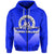 Custom Tupou College Toloa Zip Hoodie Polynesian Style Unisex Blue - Polynesian Pride