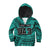 Custom Happy Fathers Day Hoodie KID Polynesian Patterns Green Style LT6 - Polynesian Pride