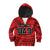 Custom Happy Fathers Day Hoodie KID Polynesian Patterns Red Style LT6 Zip Hoodie Red - Polynesian Pride