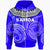 Samoa Zip up Hoodie Dynamic Sport Style Blue Color Unisex Blue - Polynesian Pride